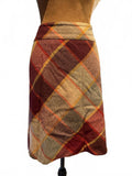 Talbots Plaid Wool Blend Skirt