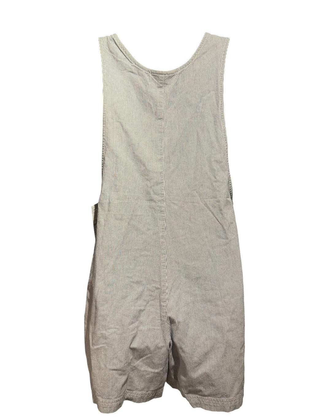 Marsh Landing Striped Cotton Overall Romper Shortsalls