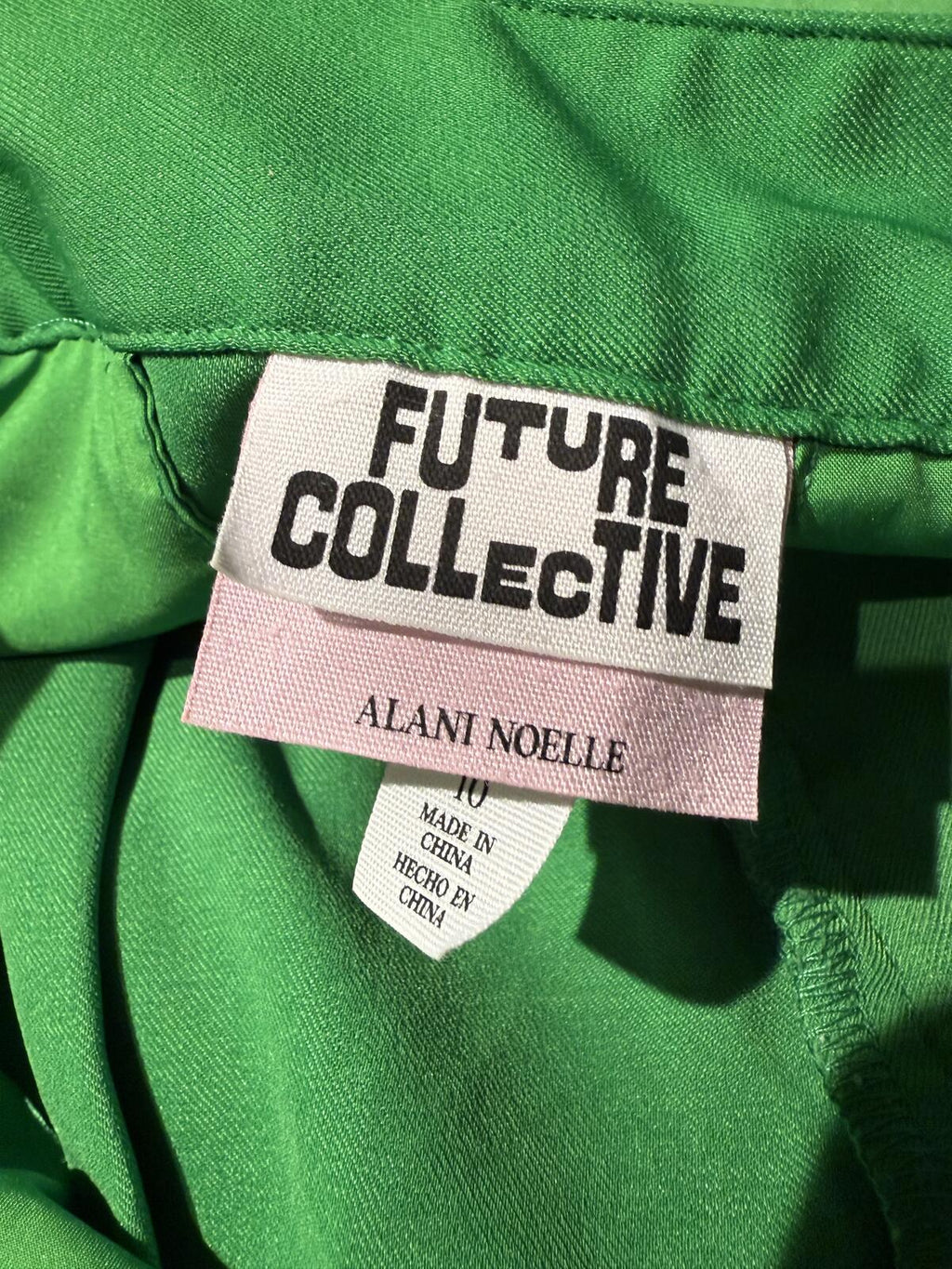 Future Collective by Alani Noelle Green High-Waisted Shorts