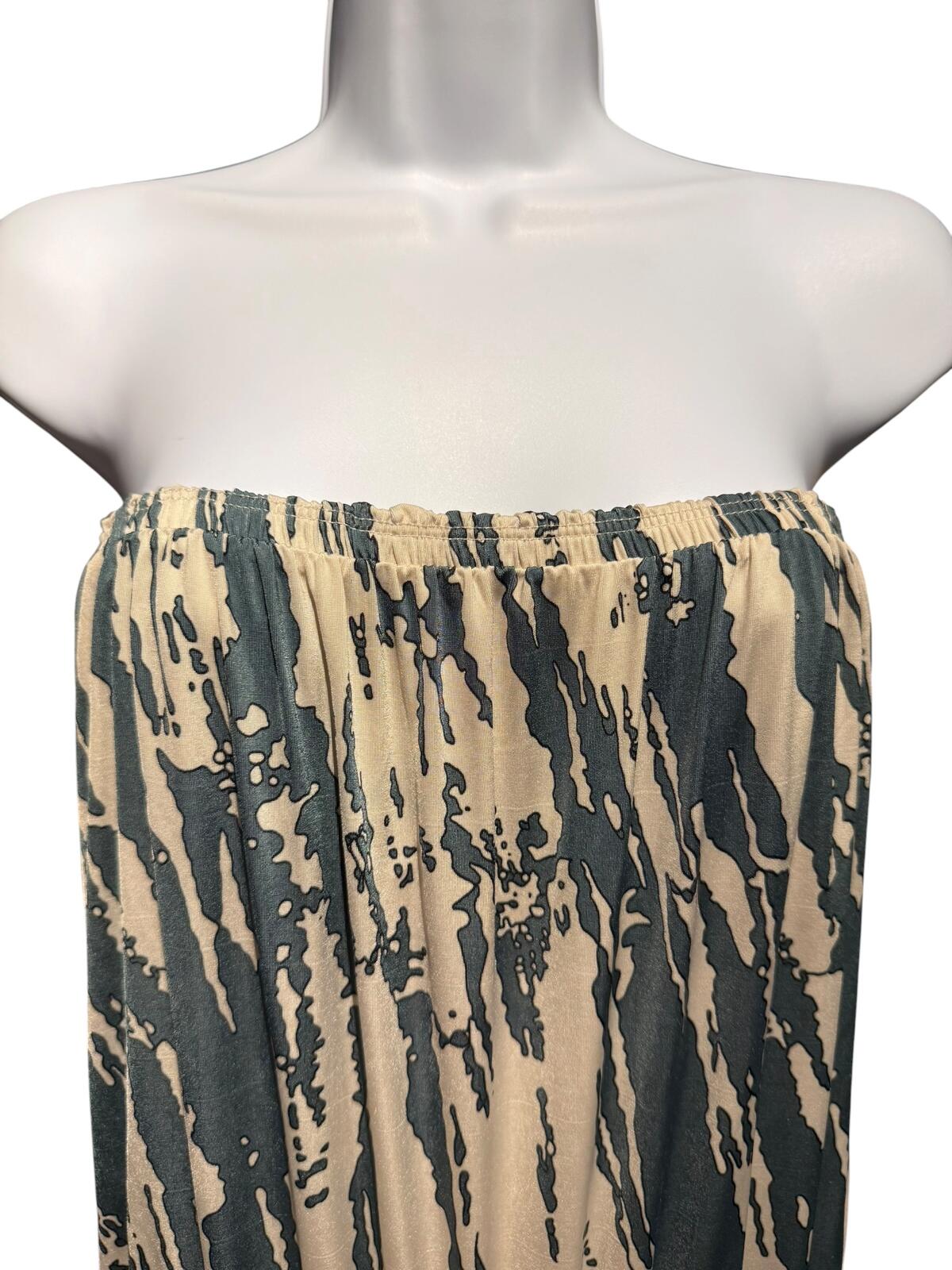 Ariella Strapless Printed Strapless Jumpsuit