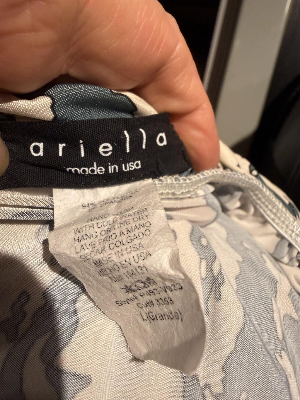 Ariella Strapless Printed Strapless Jumpsuit
