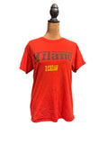 Milano Italia Graphic T-Shirt Red Vintage Style