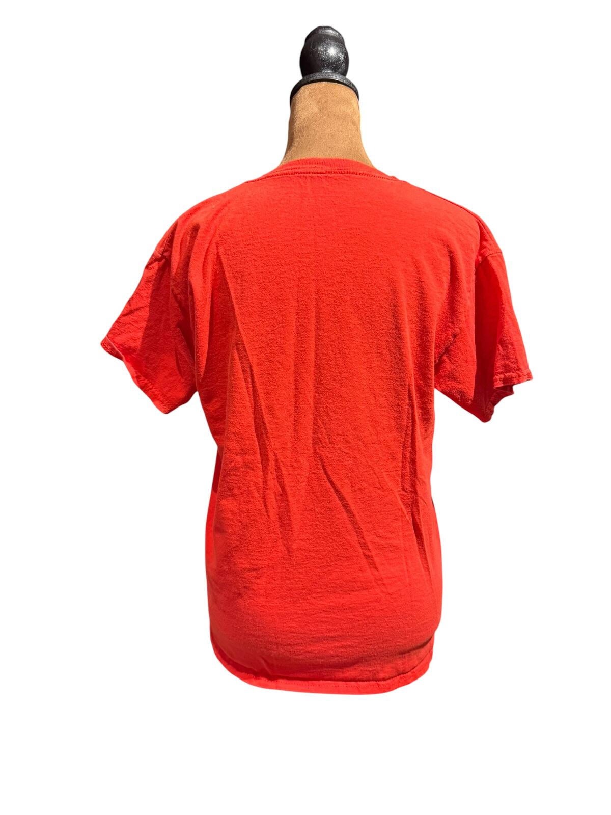 Milano Italia Graphic T-Shirt Red Vintage Style