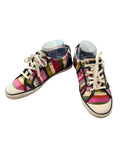 Coach Barrett Striped Leather Low Top Sneakers