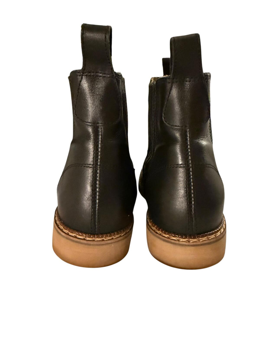 Brunello’s Black Leather Cowboy Ankle Boots