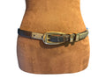 Vintage Style Patchwork Leather Belt