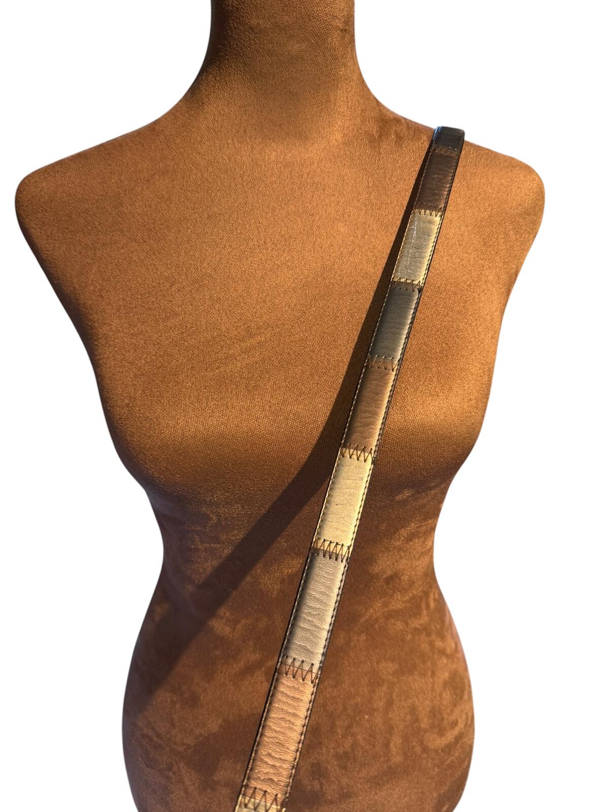 Vintage Style Patchwork Leather Belt