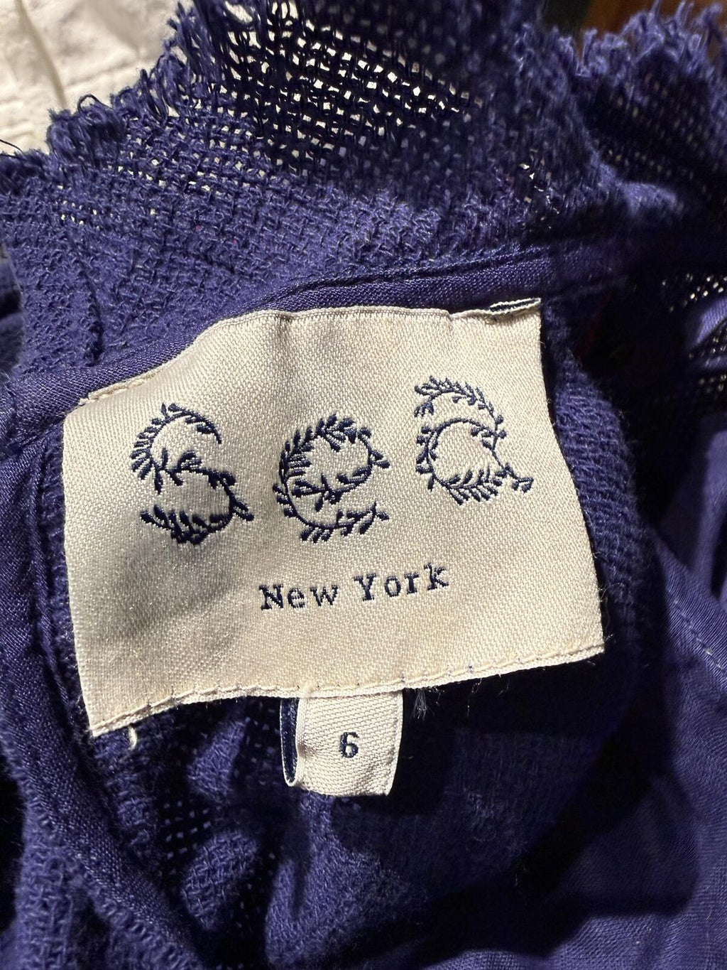 SEA New York Purple Linen Tunic Dress