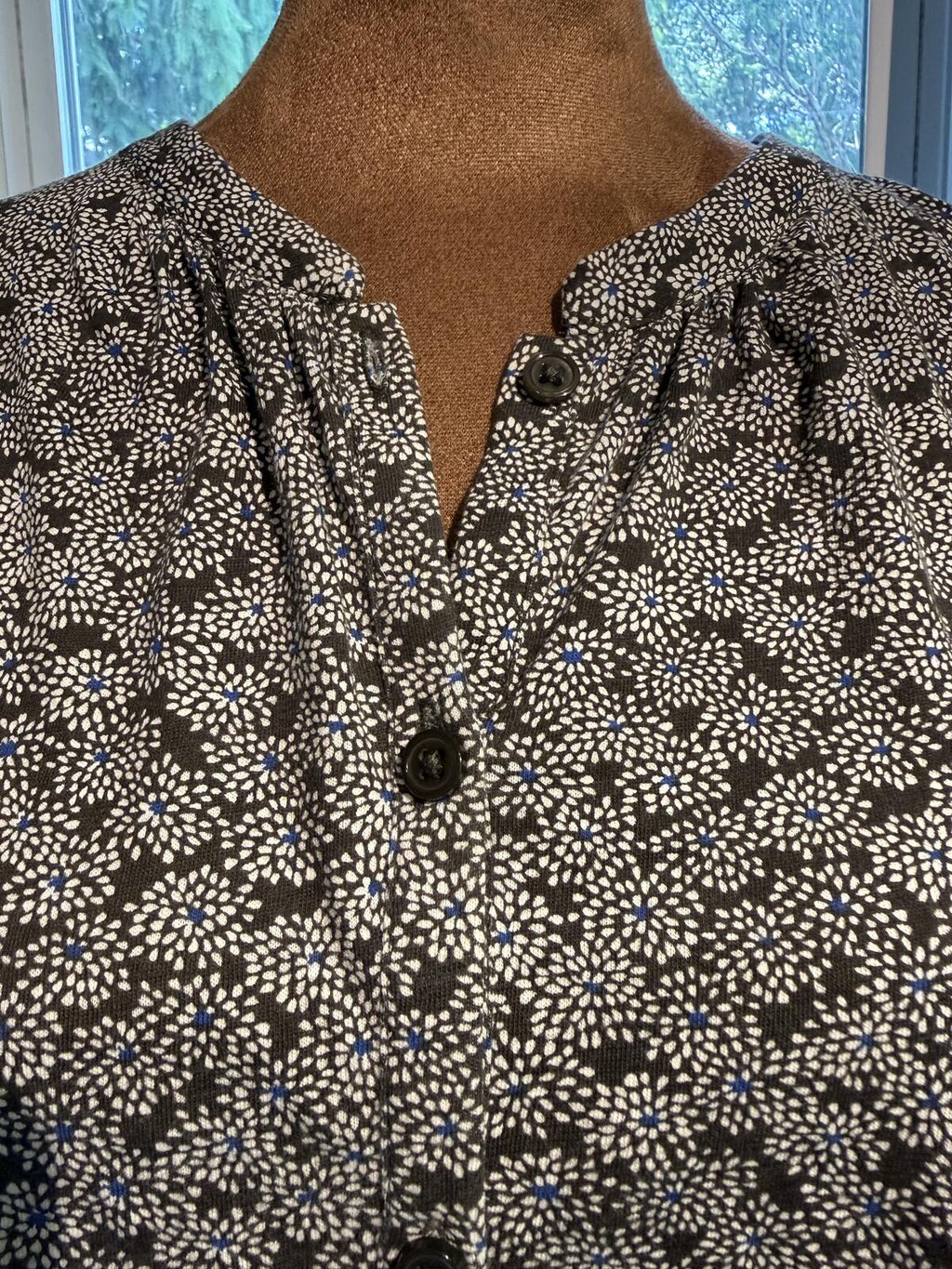 Boden Women’s Floral Button Front Tunic Blouse