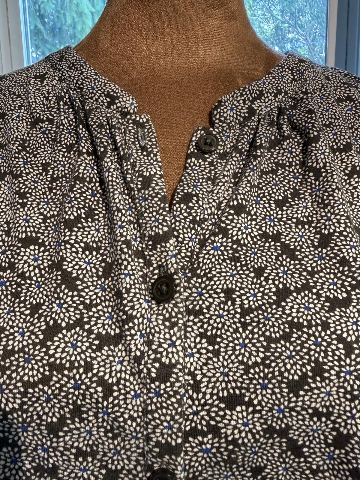 Boden Women’s Floral Button Front Tunic Blouse