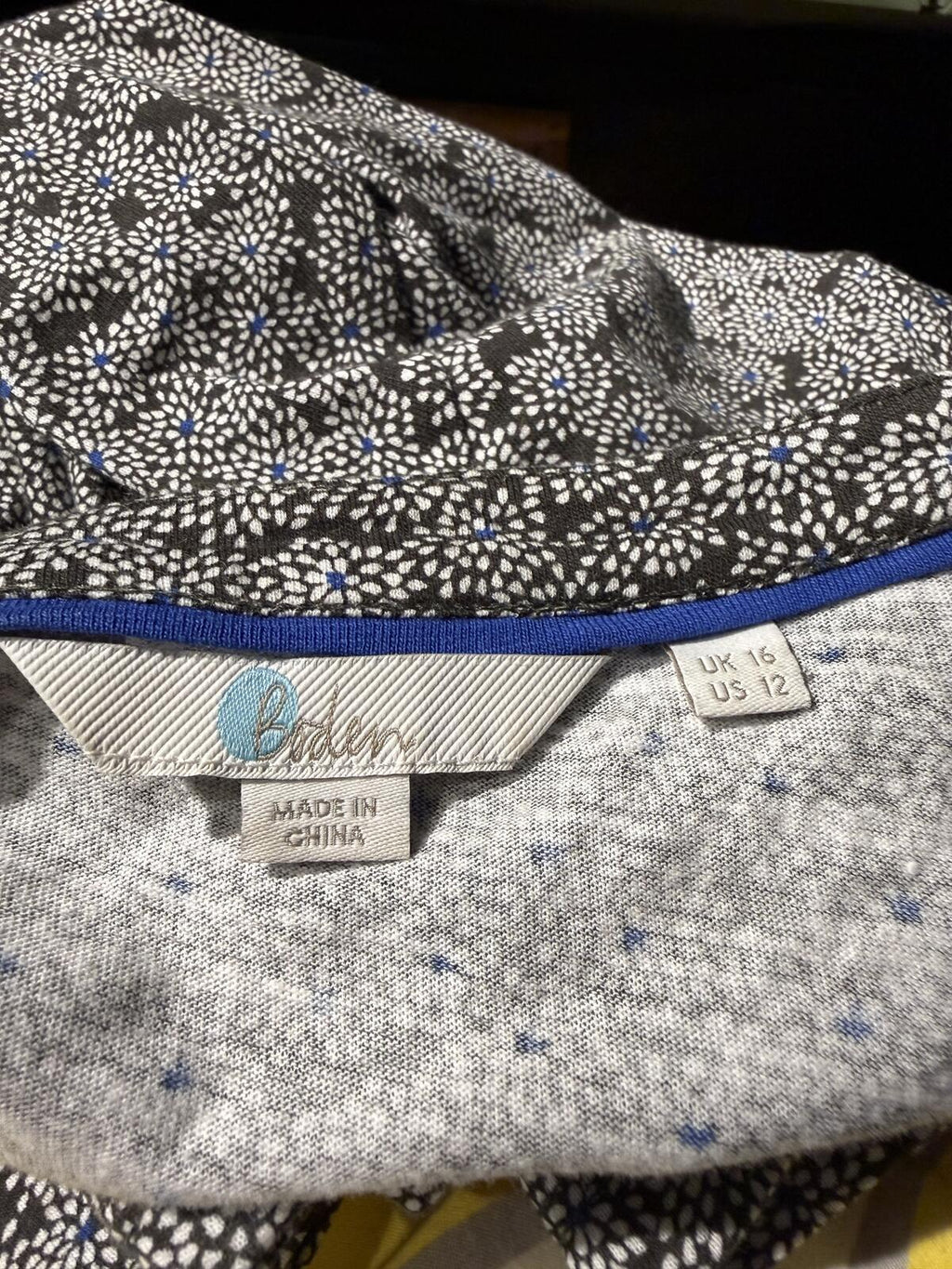 Boden Women’s Floral Button Front Tunic Blouse