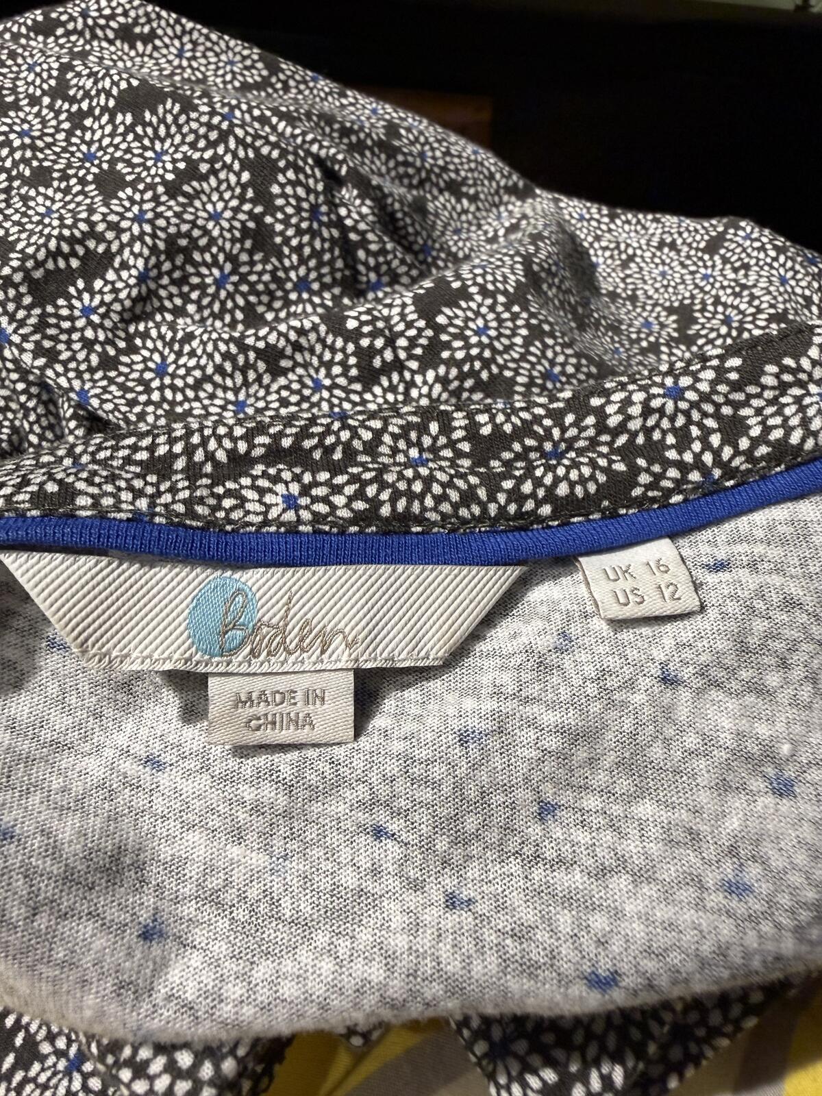Boden Women’s Floral Button Front Tunic Blouse