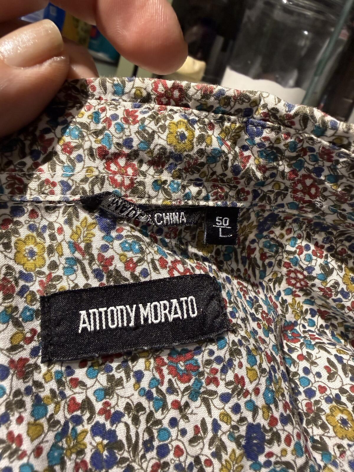 Antony Morato Floral Button-Up Shirt Long Sleeve