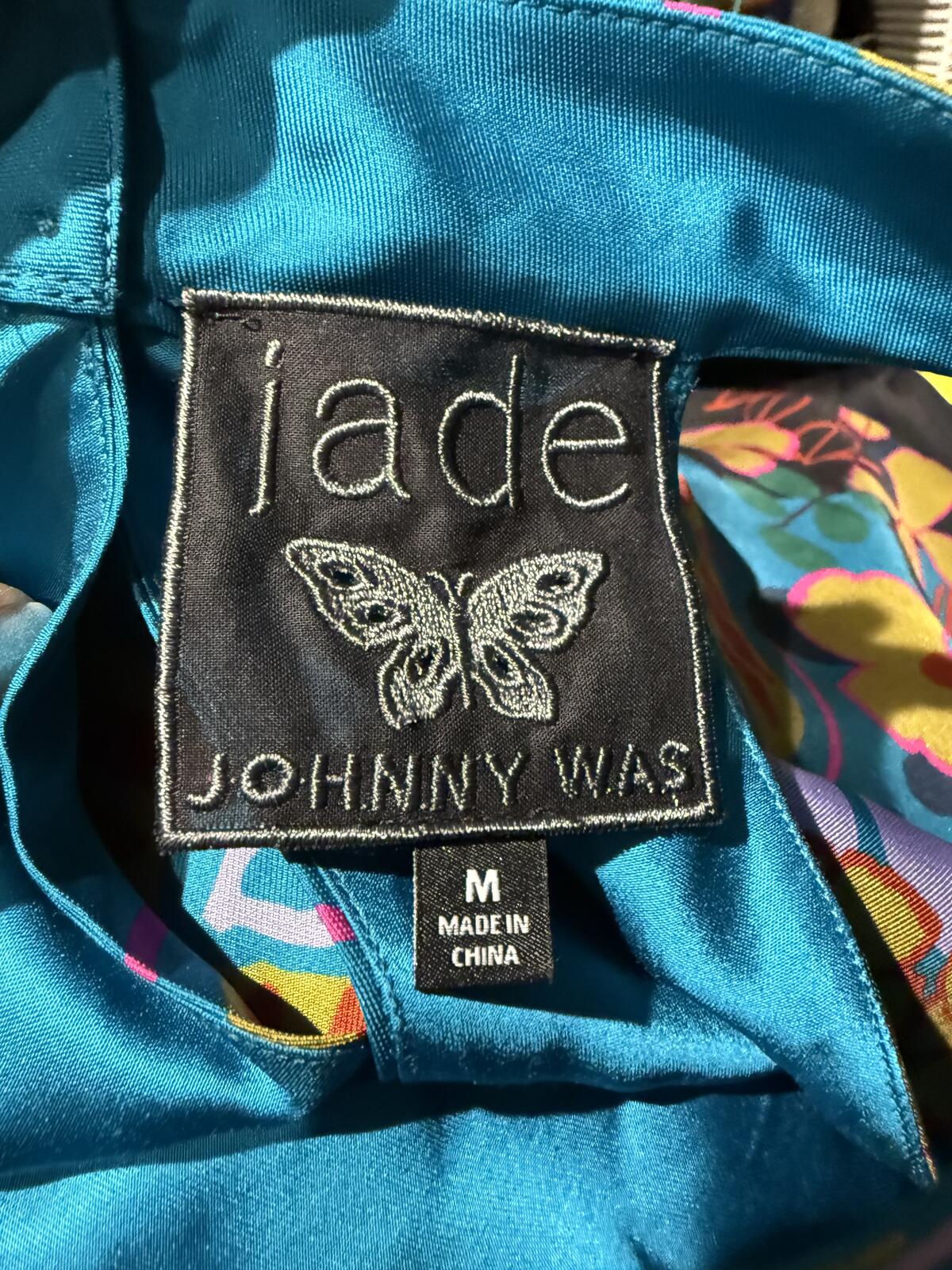 Johnny Was Jade Floral Halter Top Tunic Blouse