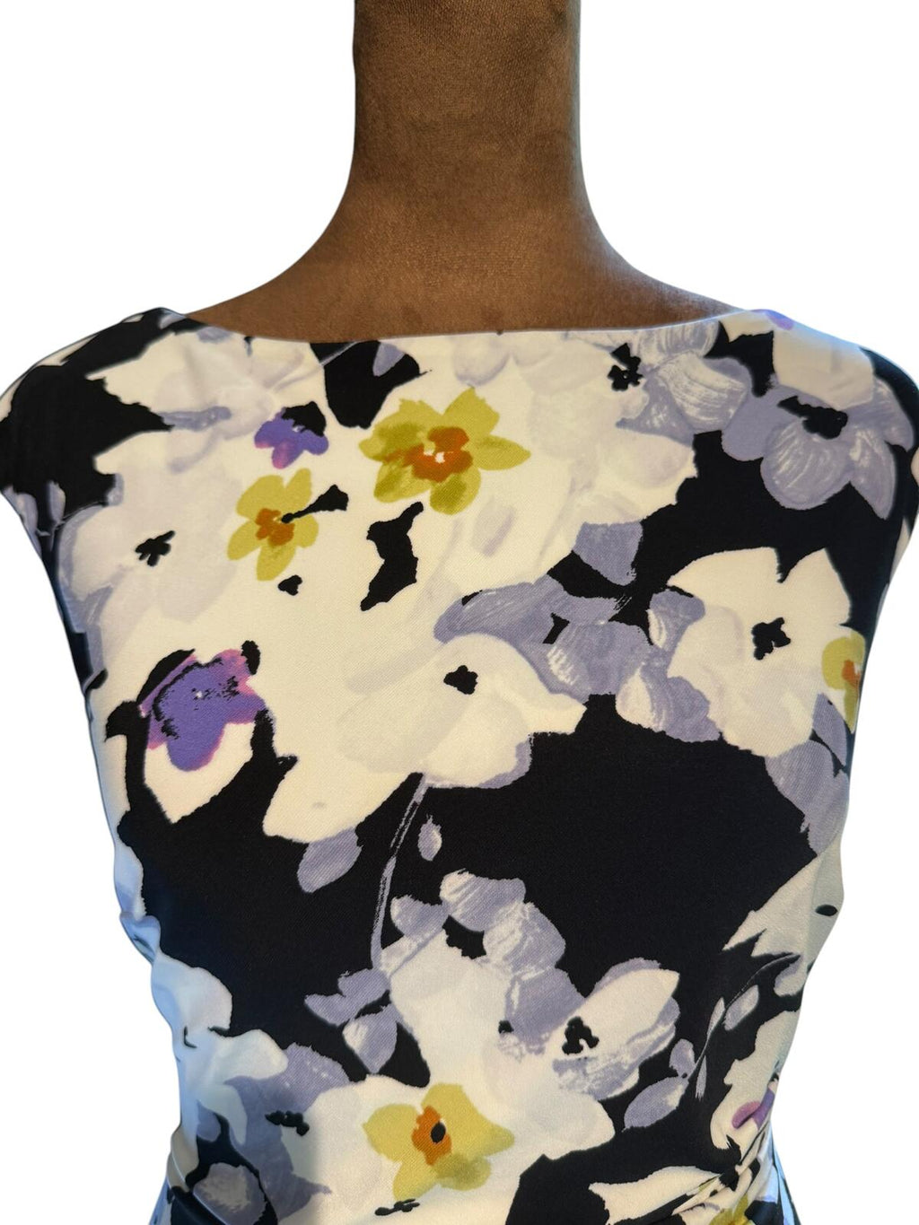 Lauren Ralph Lauren Floral Sheath Dress With Cap Sleeve
