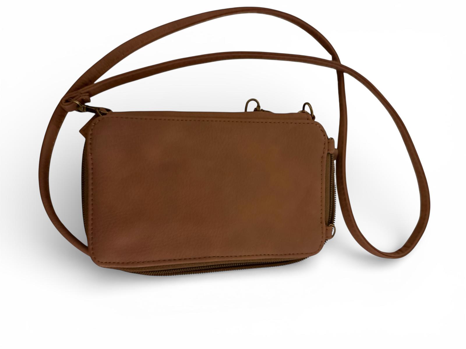 Brown Crossbody Wallet Purse