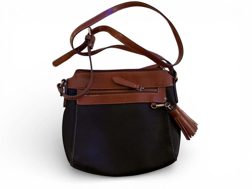 St. John’s Bay Black and Brown Crossbody Bag