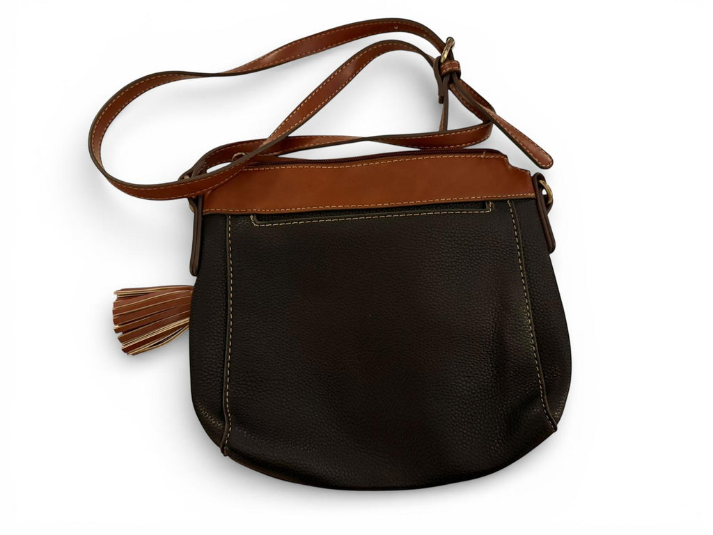St. John’s Bay Black and Brown Crossbody Bag