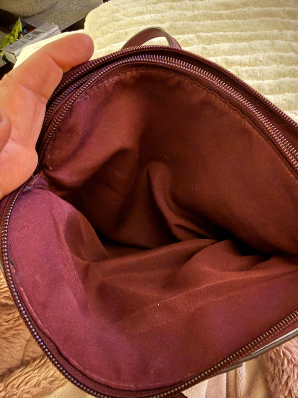 Liz Claiborne Classic Burgundy Crossbody Bag