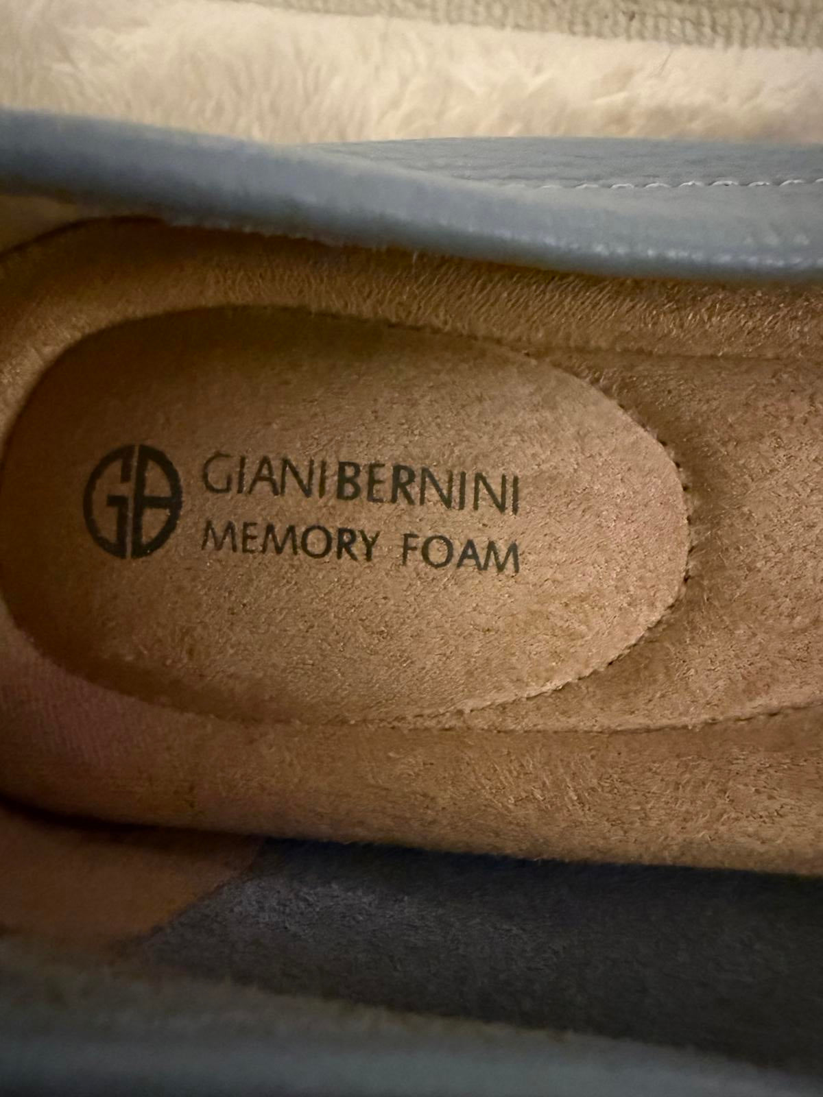 Giani Bernini Women's Blue Leather Driving Loafers