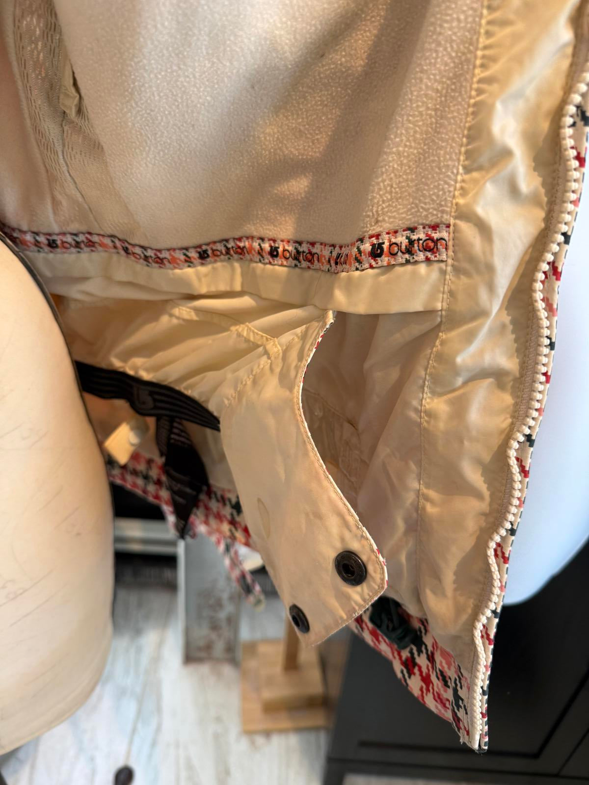 Burton Houndstooth Ski Snowboard Hooded Jacket