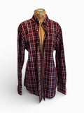 IZOD Long Sleeve Plaid Button-Up Shirt