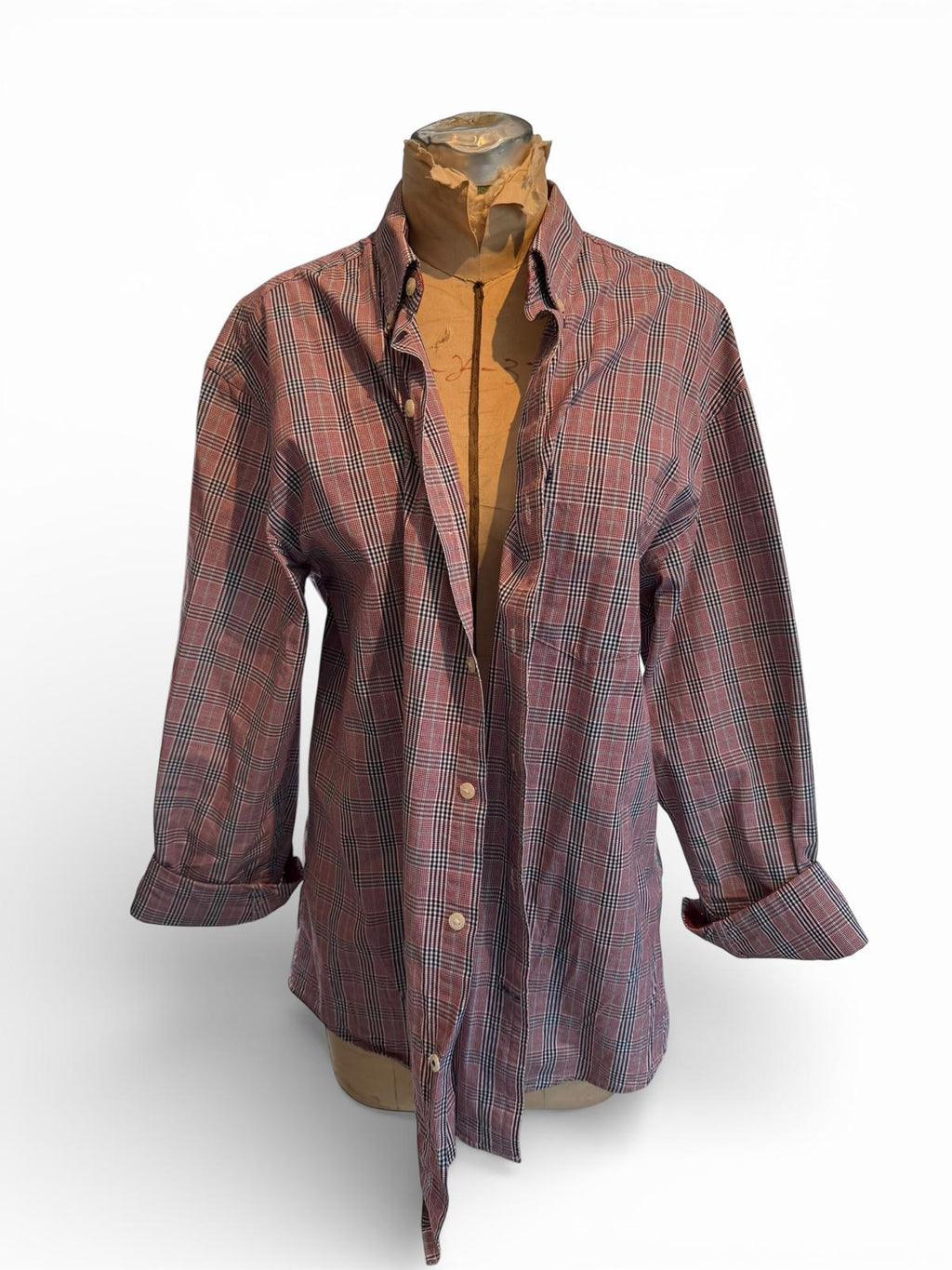 IZOD Plaid Button-Up Shirt - Classic Pattern, Long Sleeve