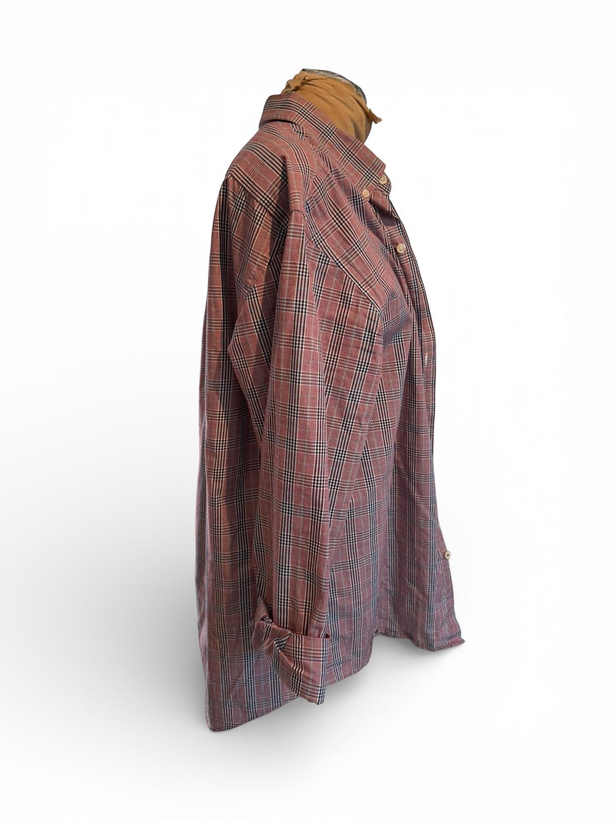 IZOD Plaid Button-Up Shirt - Classic Pattern, Long Sleeve