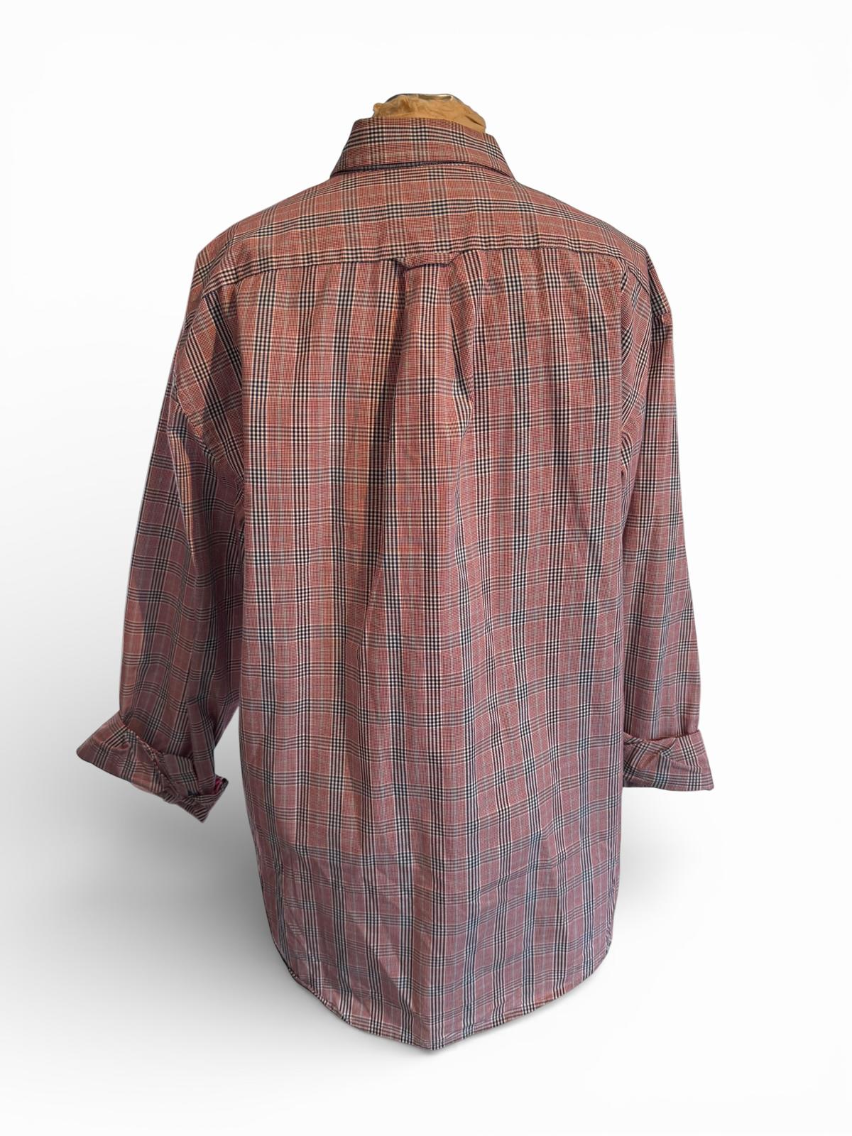 IZOD Plaid Button-Up Shirt - Classic Pattern, Long Sleeve