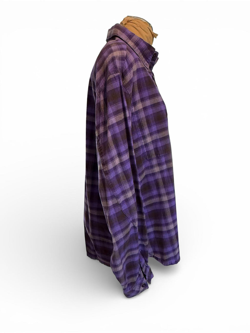 Air Jordan Purple Plaid Flannel Shirt Jacket