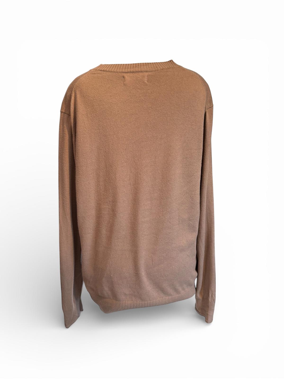 Everlane Lightweight Tan Crew Neck Sweater