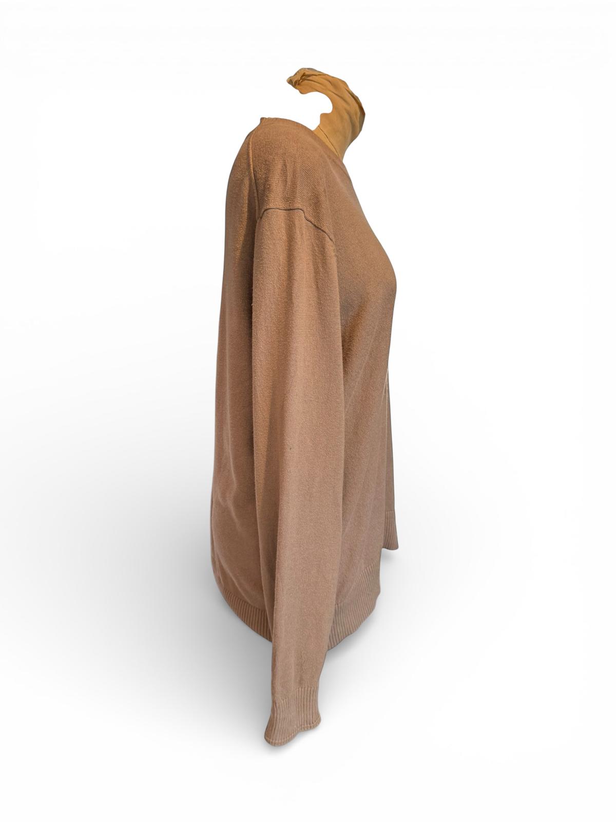 Everlane Lightweight Tan Crew Neck Sweater