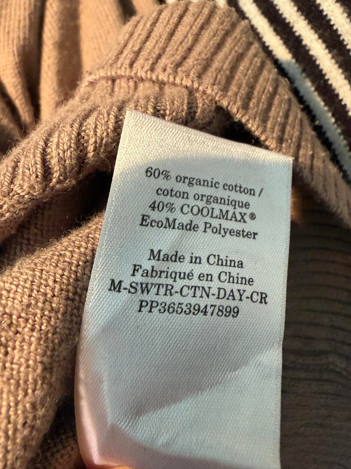 Everlane Lightweight Tan Crew Neck Sweater