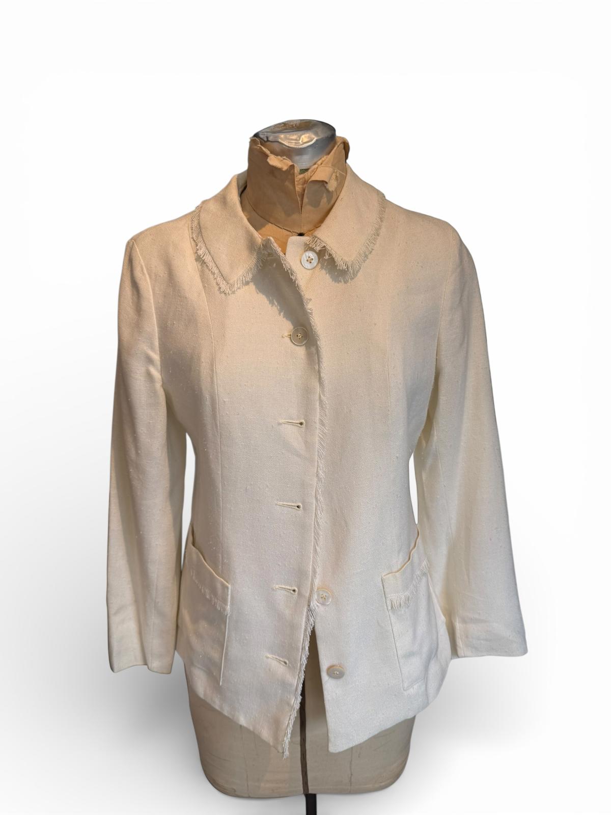 John Meyer of Norwich Vintage Cream Blazer Jacket