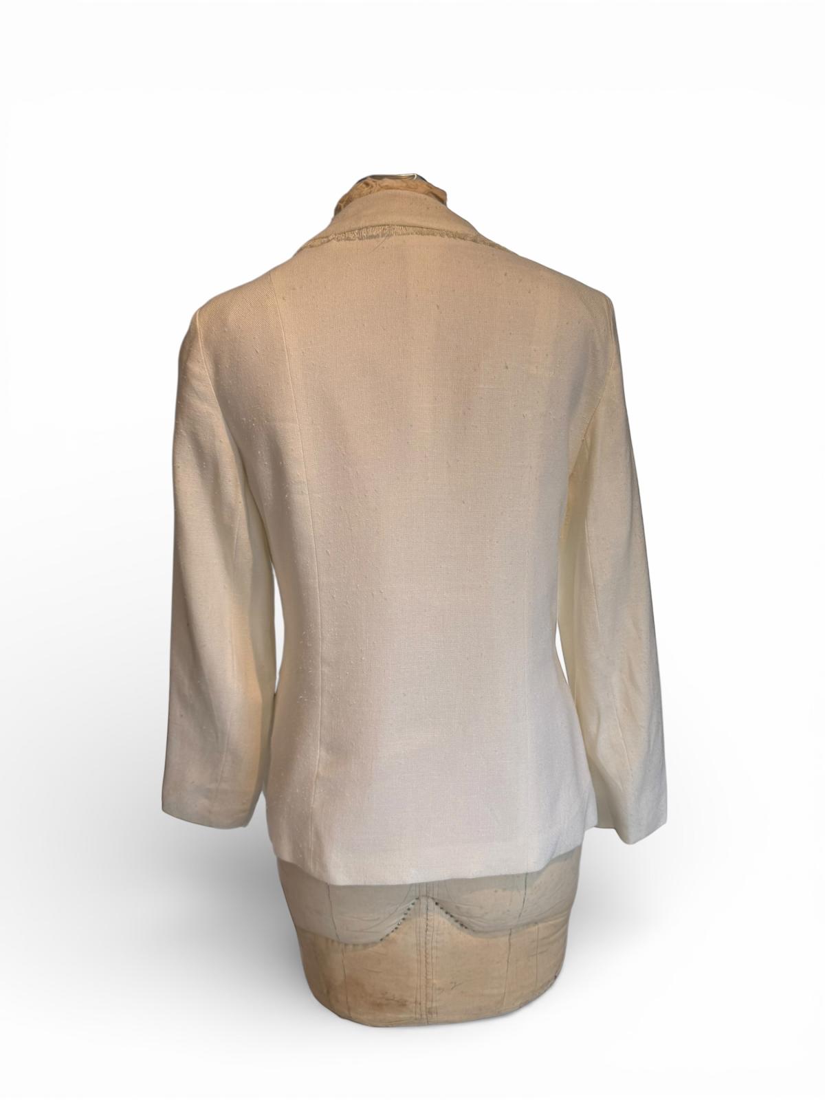 John Meyer of Norwich Vintage Cream Blazer Jacket