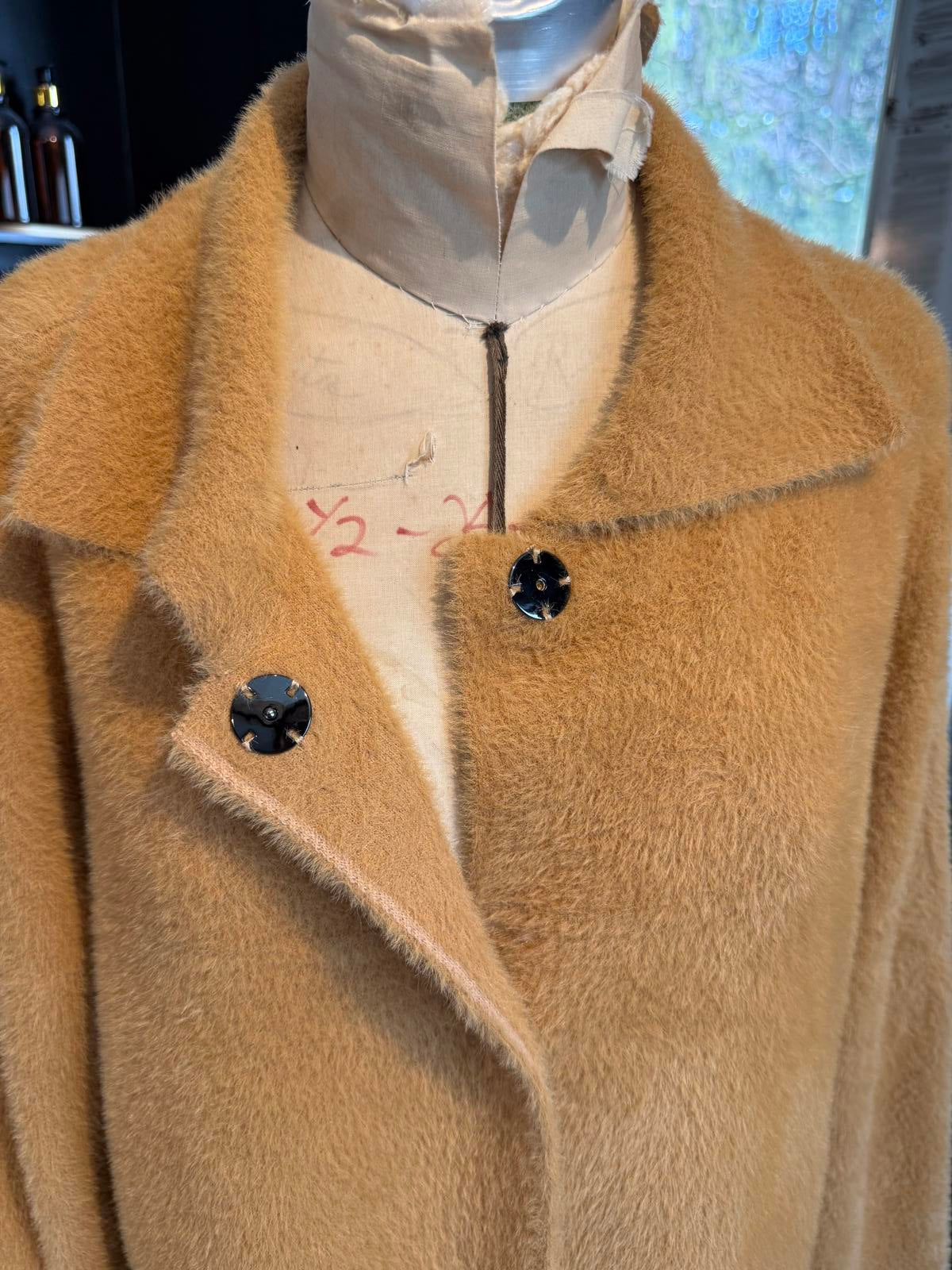 Cyrus Cozy Camel Teddy Coat