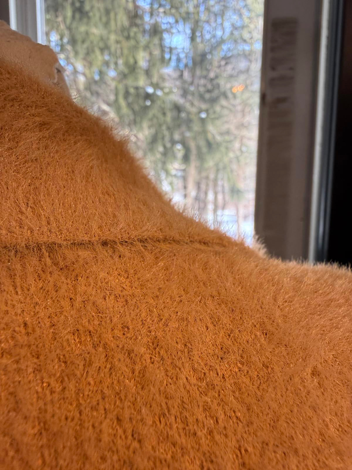 Cyrus Cozy Camel Teddy Coat