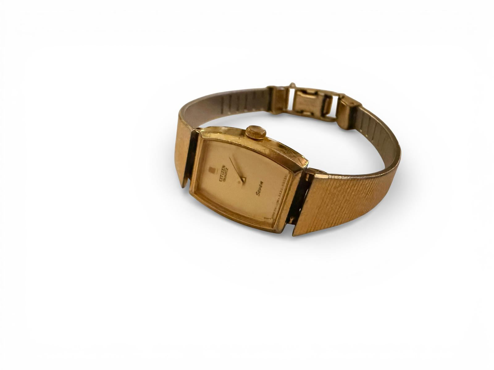 Citizen Quartz Seven Vintage 80’s Gold Tone Watch