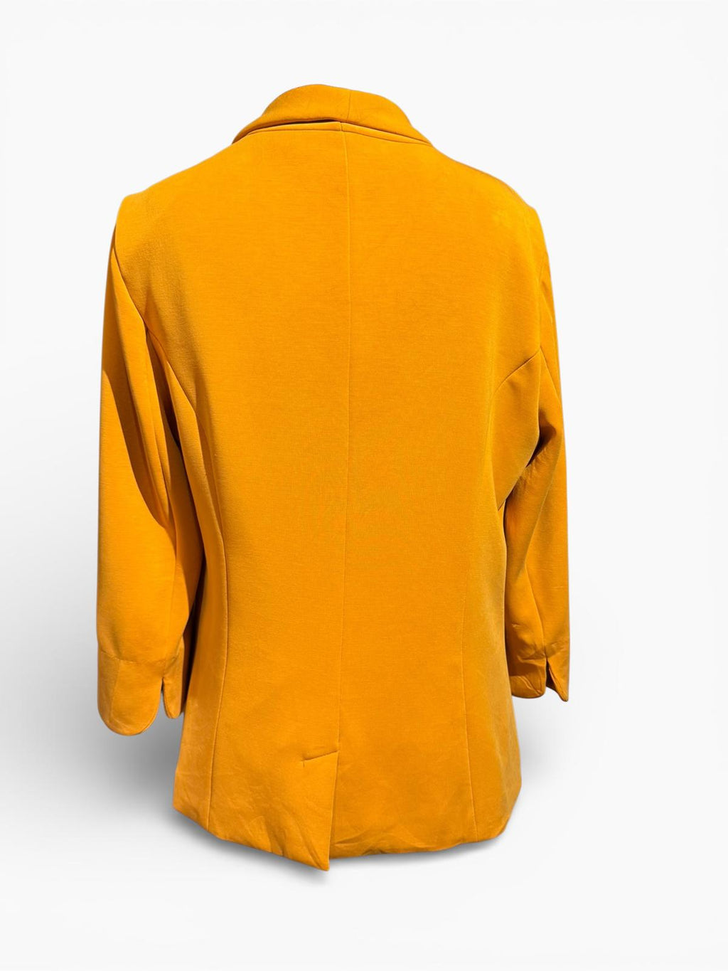 Skies Are Blue Mustard Yellow Blazer Jacket