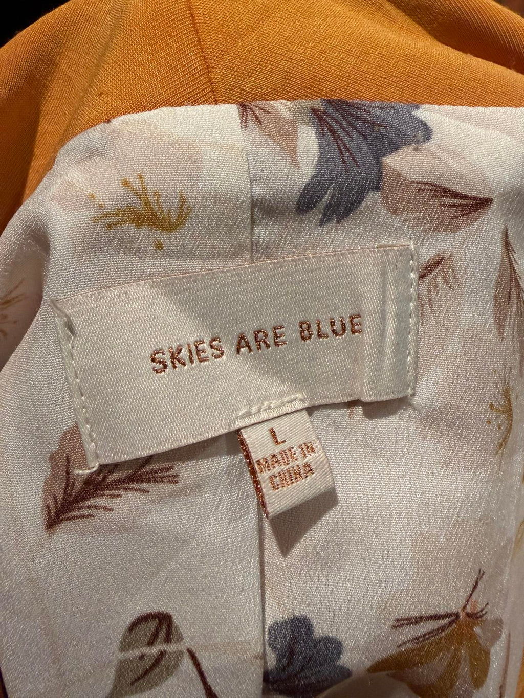 Skies Are Blue Mustard Yellow Blazer Jacket