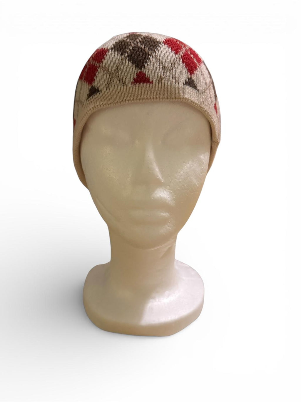BULA Argyle Pattern Knit Beanie Hat