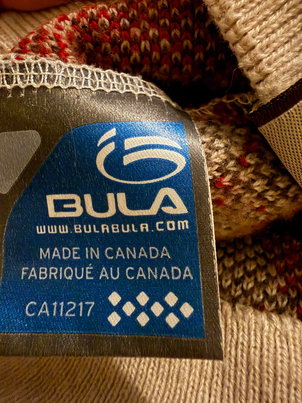 BULA Argyle Pattern Knit Beanie Hat