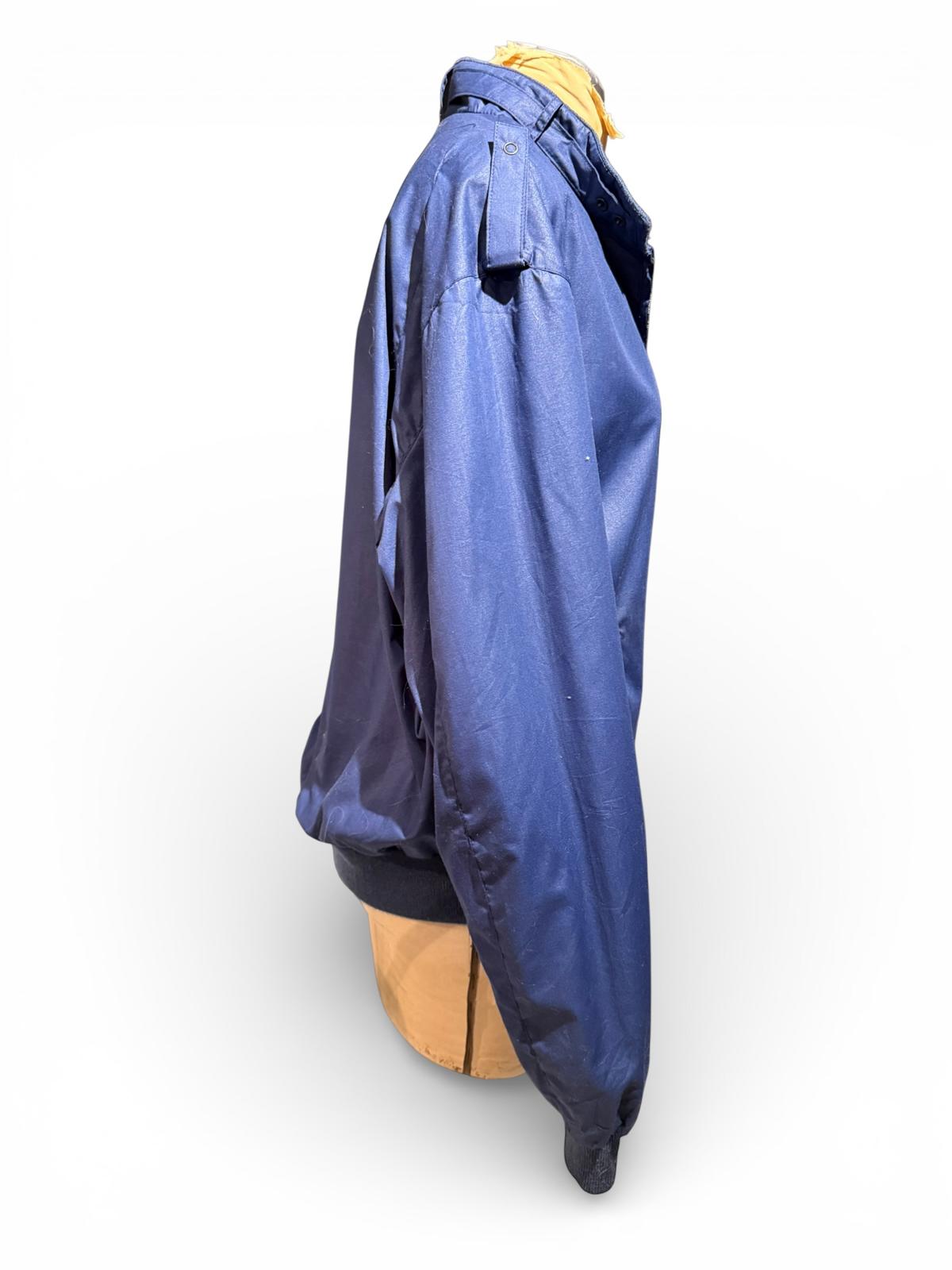 B.O.G. Vintage Blue Bomber Jacket with Zip Front