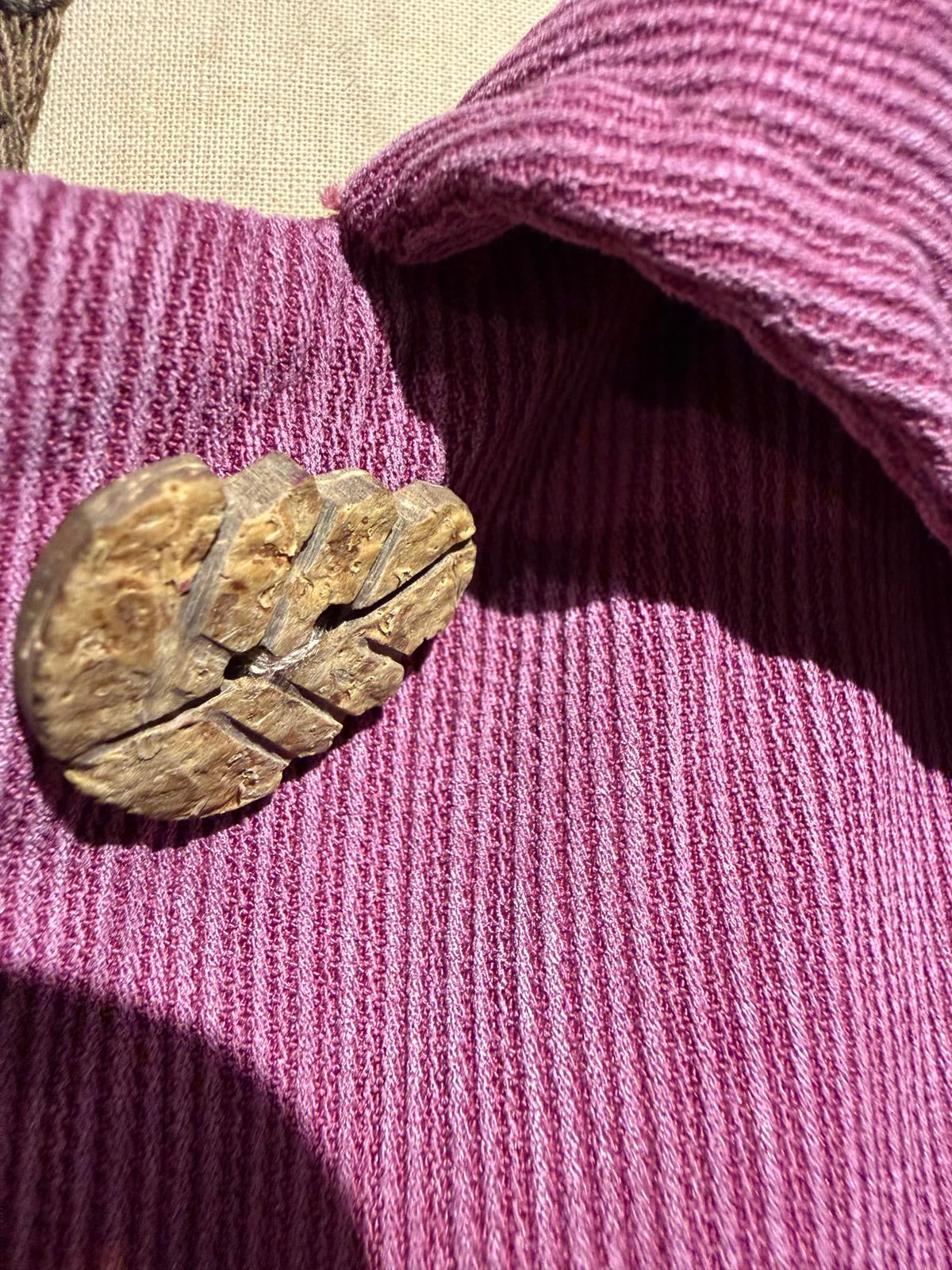 Kindred Spirit Pink Corduroy Button-Up Jacket