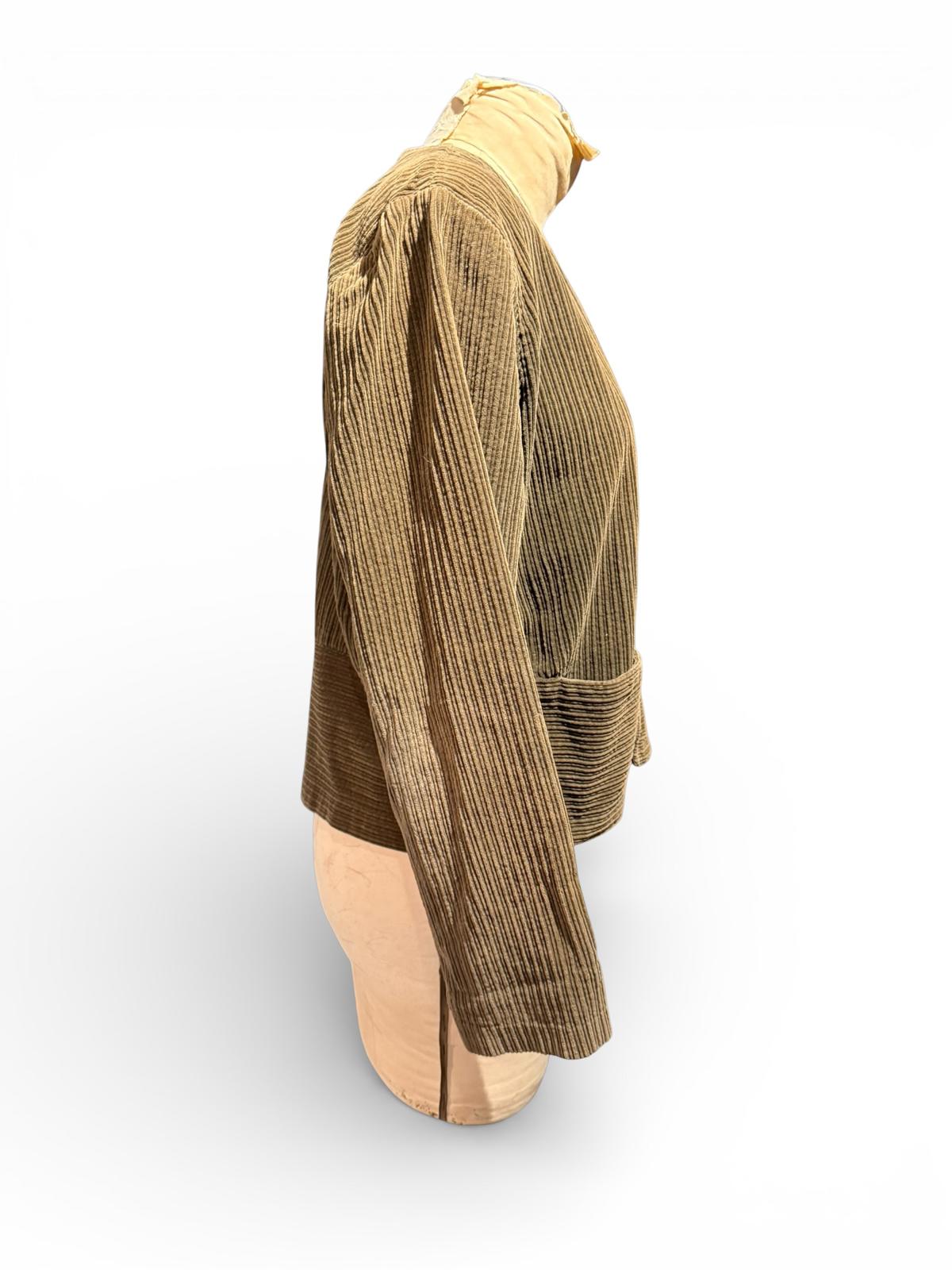 PA Company Boston Vintage Brown Corduroy Zip-Up Jacket