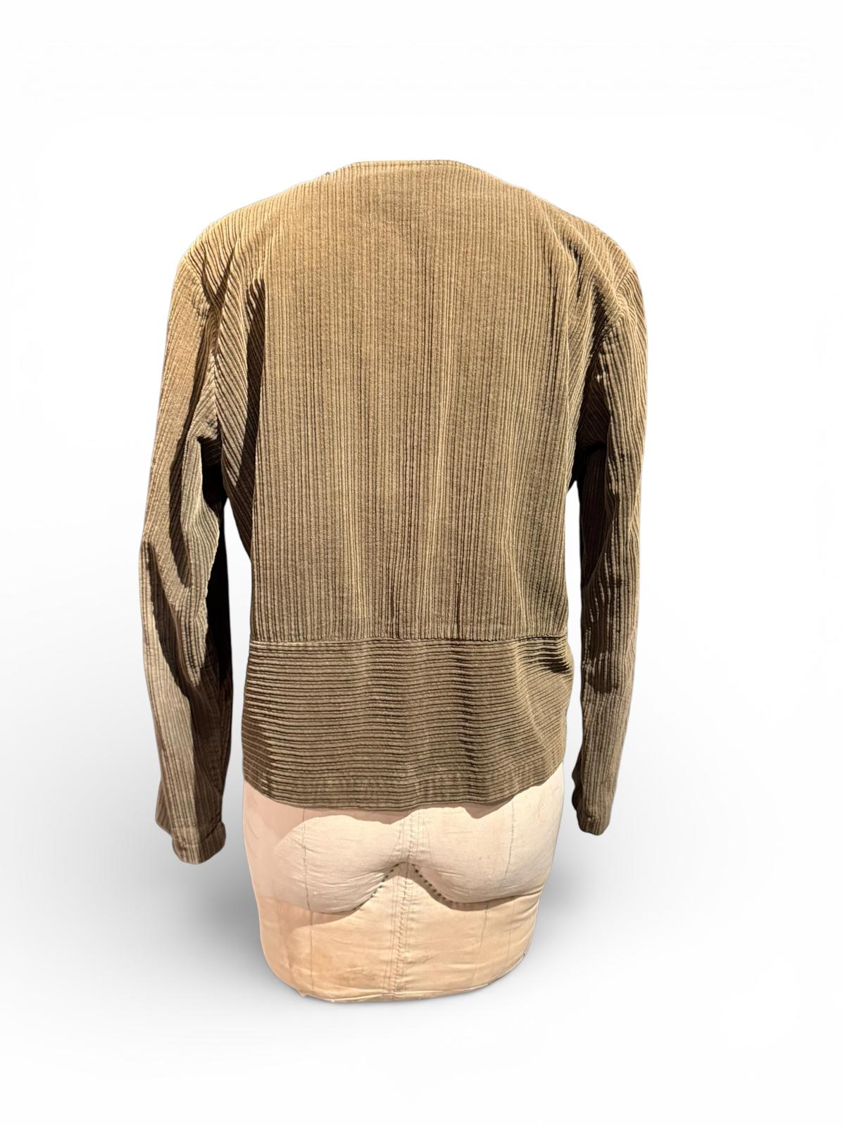 PA Company Boston Vintage Brown Corduroy Zip-Up Jacket