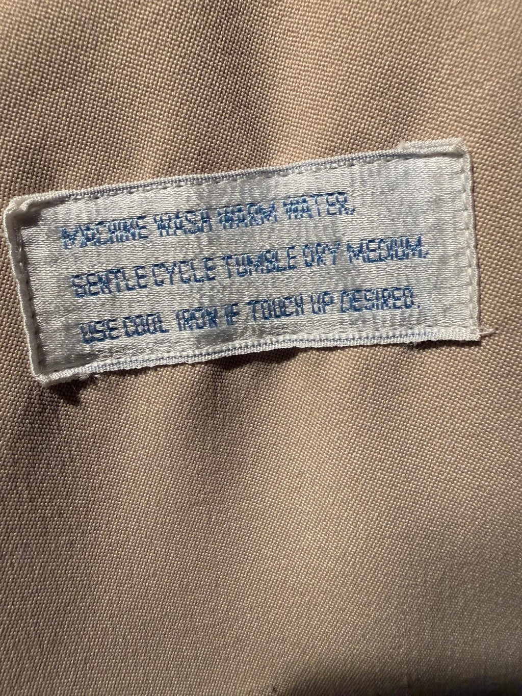 F.A.I. Vintage Beige Trench Coat with Belt