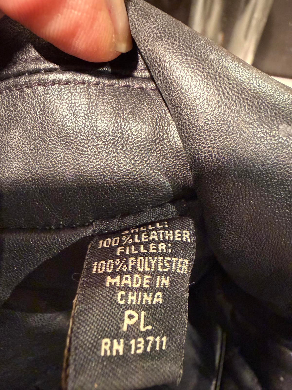 Valerie Stevens Black Quilted Leather Jacket