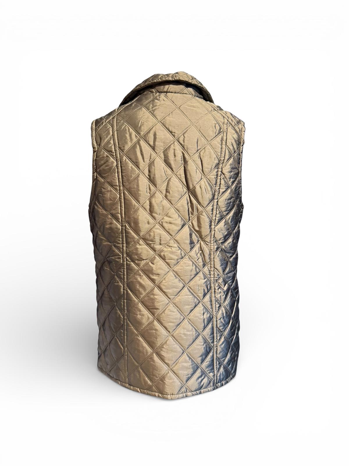 Marc New York Quilted Sleeveless Vest with High Collar