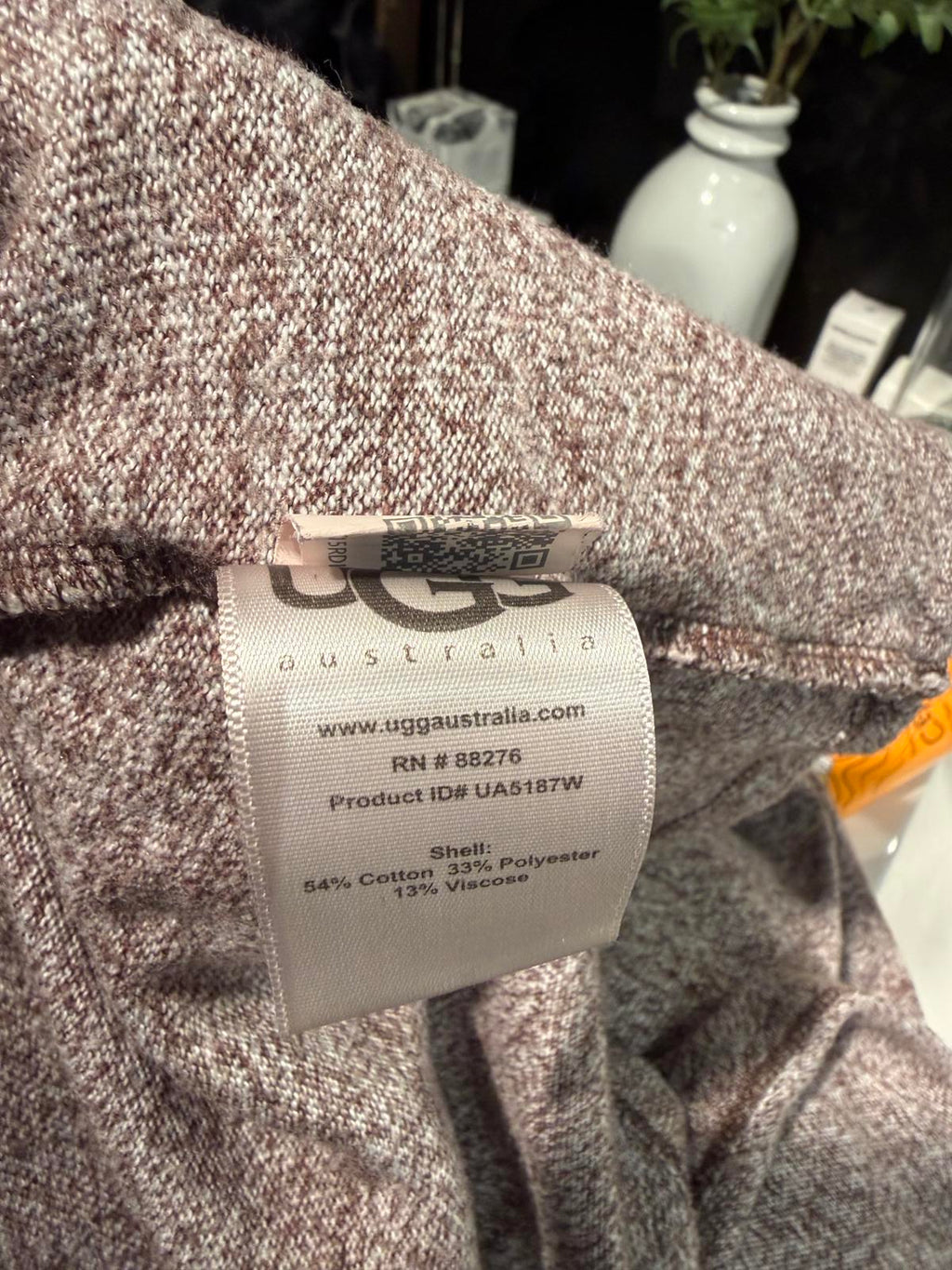 UGG Beige Long Sleeve Draped Open Front Cardigan